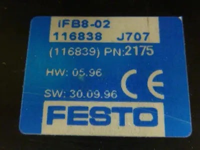 USED FESTO IFB8-02