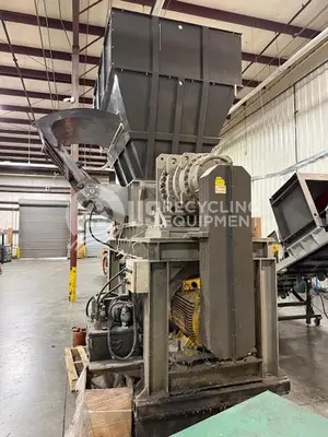 USED 2021 GENOX YS-1500 SHREDDER & OBR12065 CONVEYOR