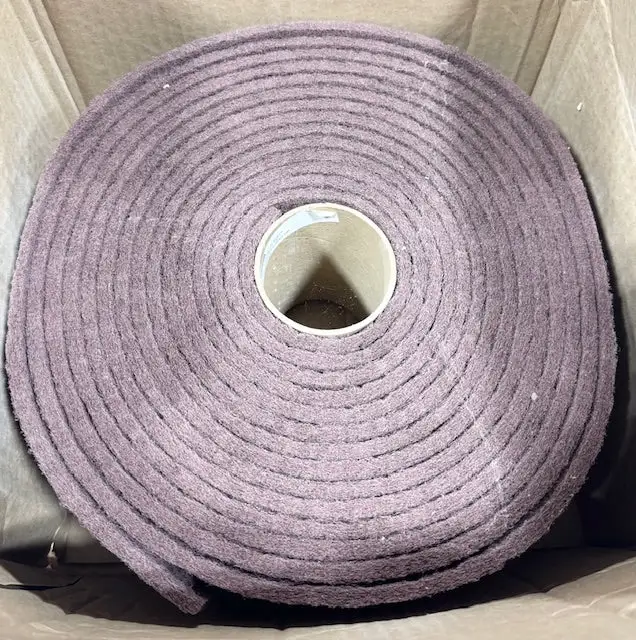 Standard 6" x 30 feet Buff & Blend Abrasive Roll Fine Grit A/O