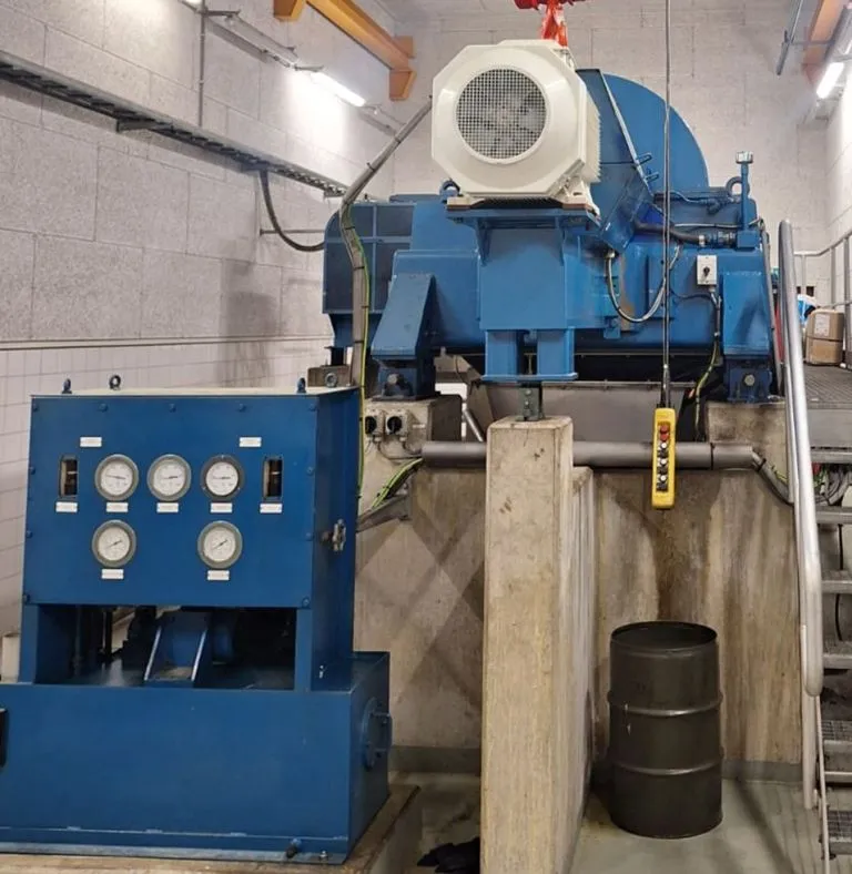 Sharples PM-76,000 Super-D-Canter centrifuge, 316SS.