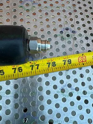 USED HUBER INSULATED FLEXIBLE CHILLER HOSE 78" W/ 1/2"  NPT FITTING