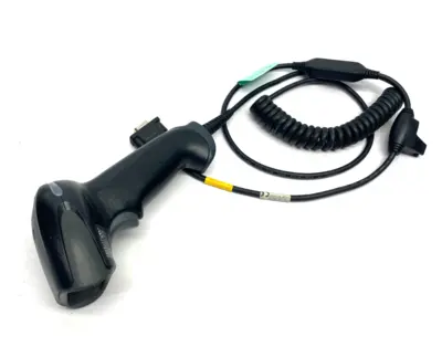 USED KEYENCE REV. Q HANDHELD CODE READER/SCANNER, 0-114MM READING