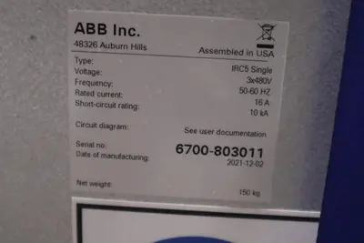 New | in-Stock ABB IRB 6700 Robotics Pennsylvania US | Global Equipment International, LLC #1457225