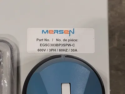 Used MERSEN EGSC303BP3SPW-C Switchgears British Columbia CA | Lenmark #242667