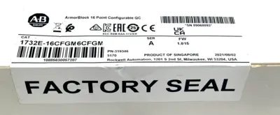 ALLEN BRADLEY 1732E-16CFGM6CFGM ARMOR BLOCK 1732E16CFGM6CFGM NEW,SURPLUS