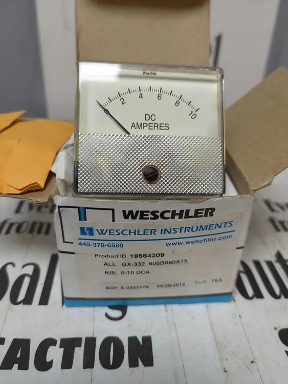 New | in-Stock WESCHLER 19564209 Meters - Misc | Surplus Asset Holdings #1206860