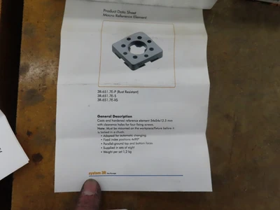 Used SYSTEM 3R 3R-651.7E-XS Modular Tool Holding Systems Minnesota US | Machinesused.com #1512019