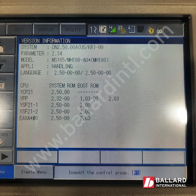 YASKAWA Motoman MH180 Robot System w/ DX200 Controller