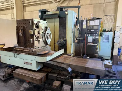 Used 1995 KURAKI KBM-11A Horizontal Table Type Boring Mills Michigan US | Tramar Industries #1394767