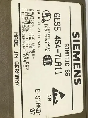 USED SIEMENS 6ES5 454-7LA11