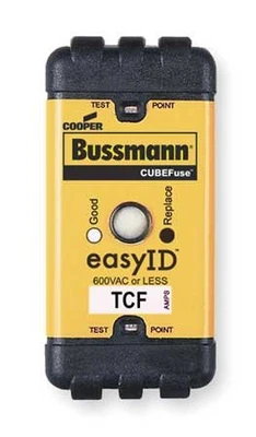 Eaton Cooper Bussmann TCF50 CUBEFuse Time Delay Finger Safe Cube Fuse, 50A, 12pk [New]