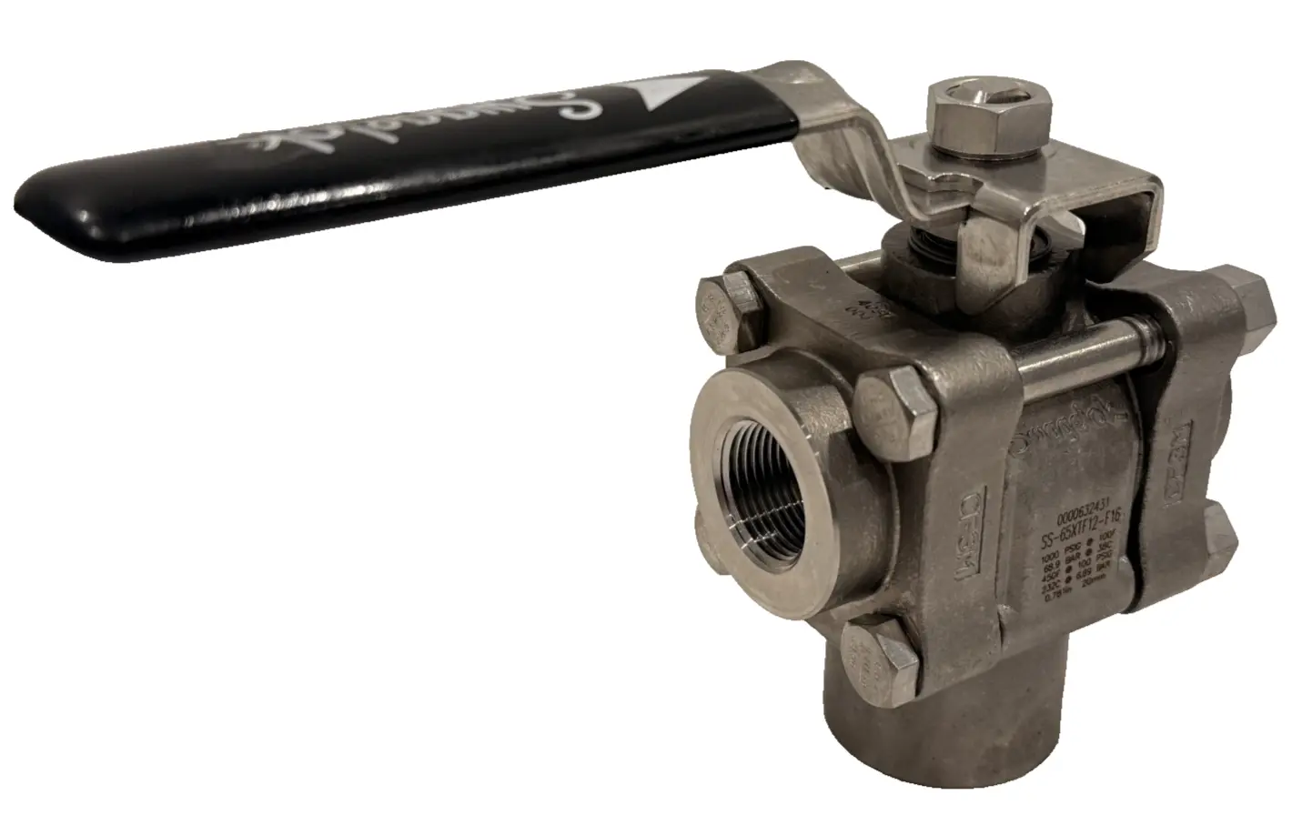 NEW SWAGELOK SS-65XTF12-F16 BALL VALVE SS65XTF12F16