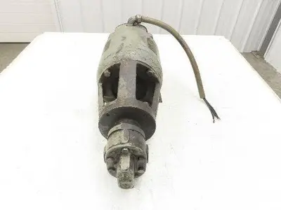 Brown & Sharp No2 Gear Pump 1/2" NPT Vintage Delco Motor 3PH 220/440V 1/2HP