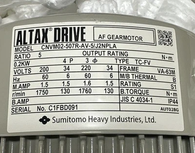 NEW Sumitomo CNVM02-507R-AV-5/J2NPLA
