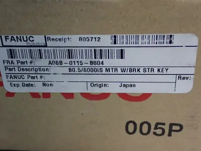 NEW 2015 FANUC A06B0115B804