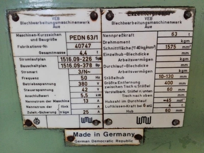 USED 1970 WMW PEDN 63/1