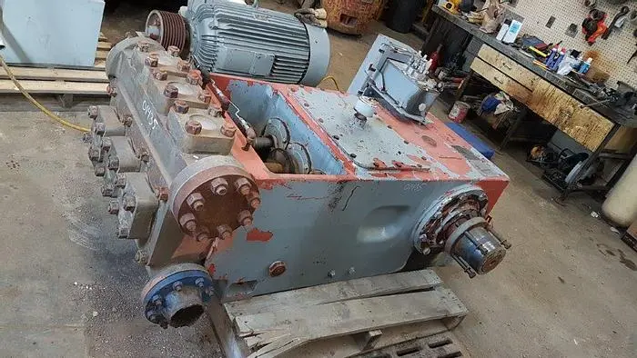Used OILWELL A-336H / (NATIONAL 202T-6M) TRIPLEX INJECTION/DISPOSAL PUMP Pumps Saskatchewan CA | Chad Equipment #719733
