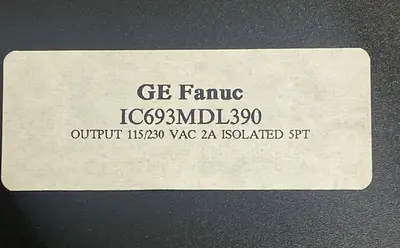 USED GE FANUC IC693MDL390E