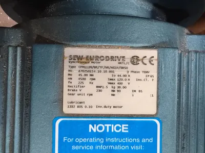 USED SEW-EURODRIVE CPM112M/BR/TF/VR/AS1HSB50