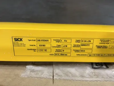 Used SICK C40S0703DA010 Light Curtains & Grids Ohio US | HGR 24 #1323857