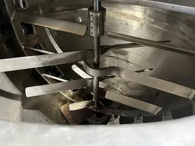 USED HAMILTON 150 GAL DOUBLE MOTION & SCRAPE SURFACE.