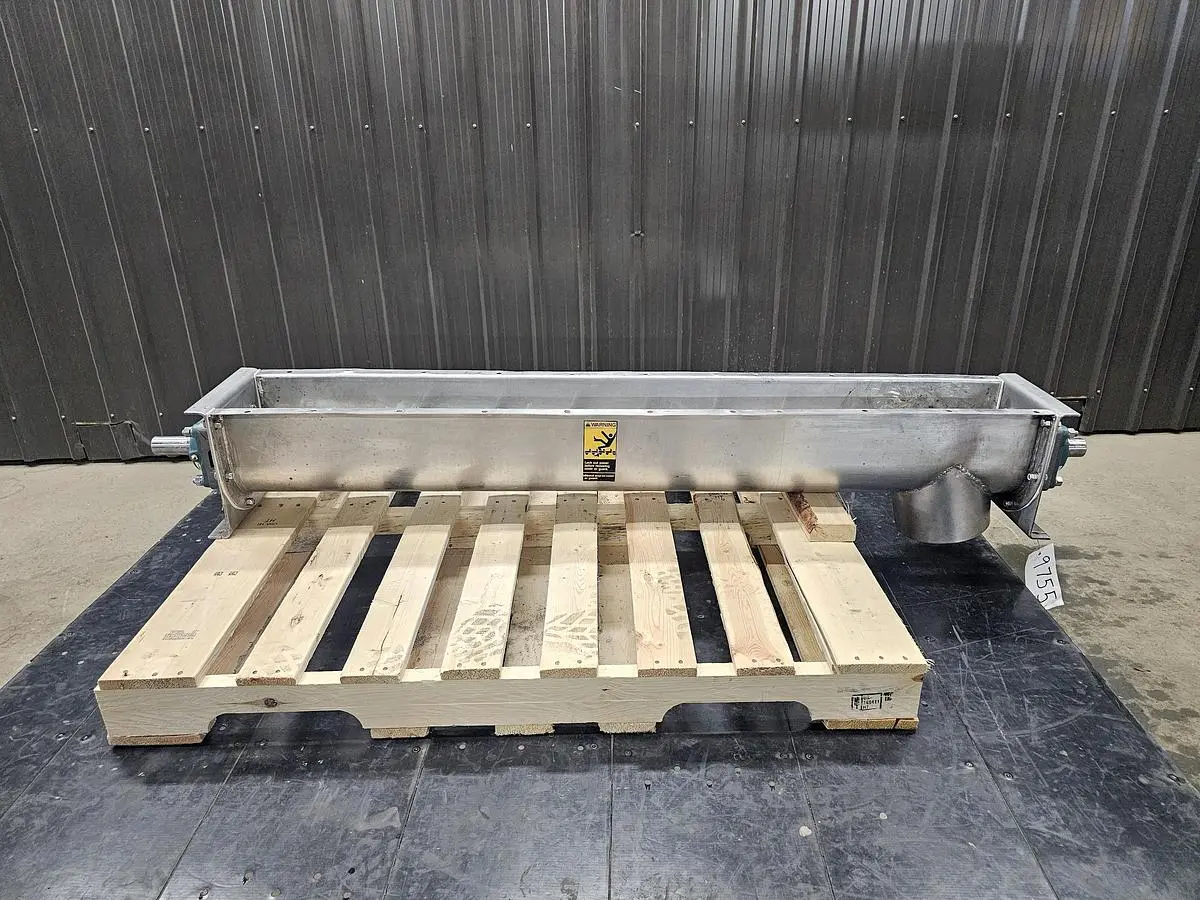 Used Screw Conveyor, 7" Diameter X 60'' Long