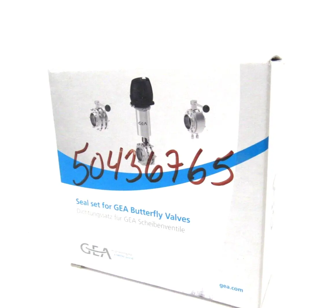 NEW SEALED GEA TUCHENHAGEN 224-001400 SEAL SET BFV-7 VV 2,5"OD EPDM 224001400