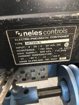 Neles Controls G120FHE32EAQG 1″ 316SS Air Control Globe Valve 720PSI / 100°F
