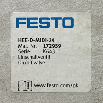 NEW Festo HEE-D-MIDI-24