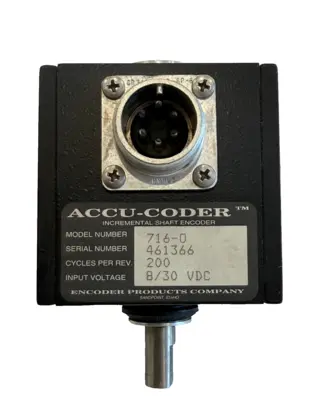 NEW ACCU-CODER 716-0 INCREMENTAL SHAFT ENCODER 7160