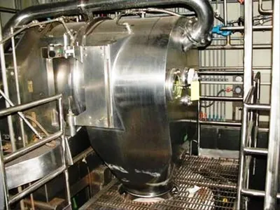 Heinkel HF 800 Inverting Filter centrifuge, Hastelloy C22.
