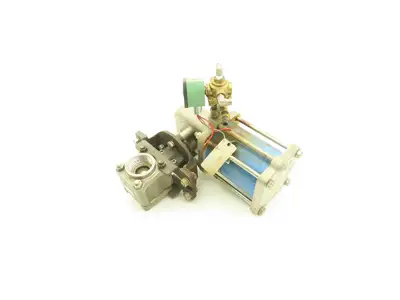 Jamesbury 2" 4AX 3600 MTA3 Stainless Ball Valve w/Pneumatic Actuator ST-200B