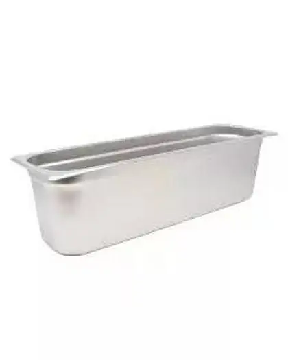 Stainless Steel Steam Table / Hotel Pan 1/2 Size Long, 6" Deep, 20.5" X 6.375", Anti Jam, NSF