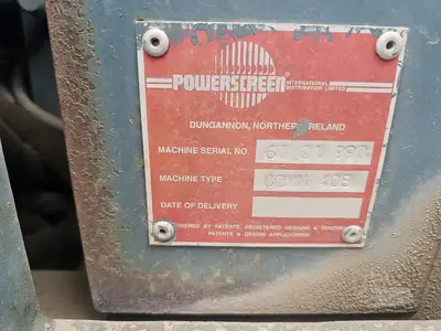 Used 2000 POWERSCREEN COMMANDER 408 Vibratory Screens Colorado US | ABN Services #1339322