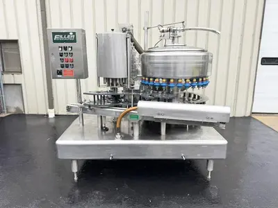 Used FILLER SPECIALTIES INC. AWFS3010L Overflow Pressure Gravity Liquid Fillers Pennsylvania US | Ferguson Packaging Machinery #1494950