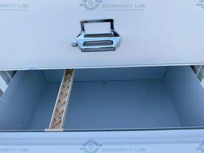 Used FIREKING FIRE-RESISTANT FILE CABINET 52" X 31" X 22" W/ 4 DRAWER MFG 2019 Safety Enclosures California US | Equipment Lab #1482175