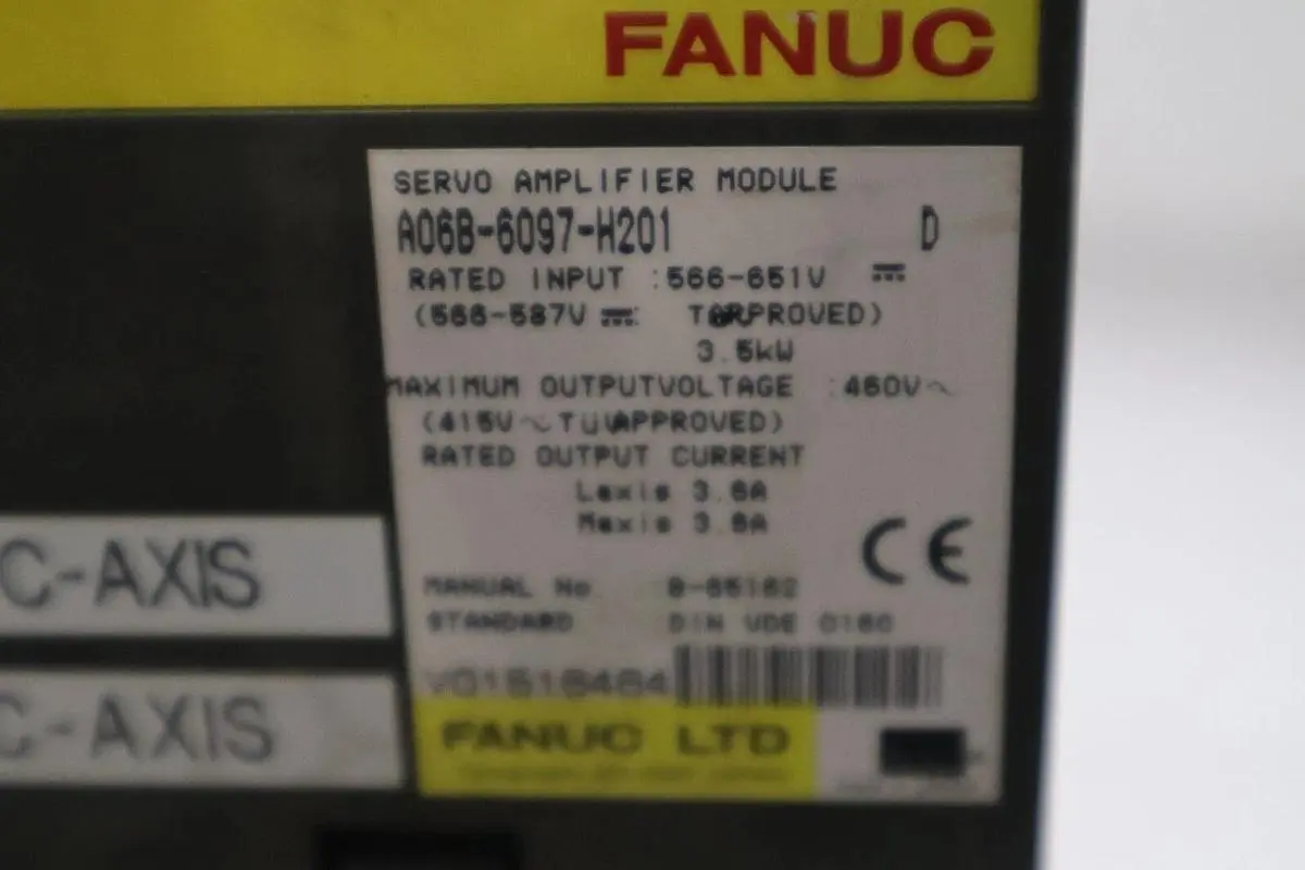 Fanuc A06B-6097-H201 Servo Amplifier  Module STOCK 2303-D