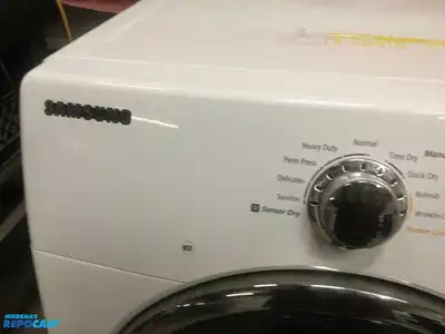 USED SAMSUNG FRONT LOAD WASHER AND ELECTRIC  STEAM DRYER SET ENERGY STAR HIGH EFFICIENCY