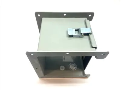 New | in-Stock Hoffman Lay-In Wireway 6"x6"x6" Type 12 Hinged Cover Steel Gray Electrical Boxes Michigan US | Maverick Industrial Sales #1402258