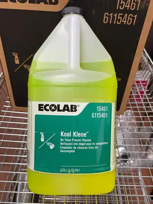 New | in-Stock Ecolab New Ecolab® Kool Klene No Thaw Commercial Freezer Refrigerator Cleaner - 4gal/Case Multisurface Cleaners Illinois US | Falcon Restaurant Supply #1376087