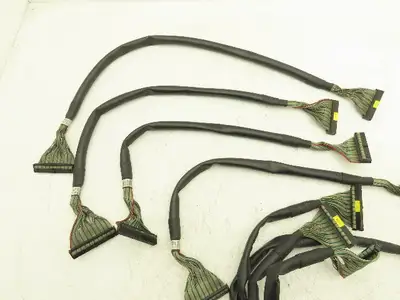 Fanuc NA 50-Pin Flat Ribbon Cable 30" Lot of 8