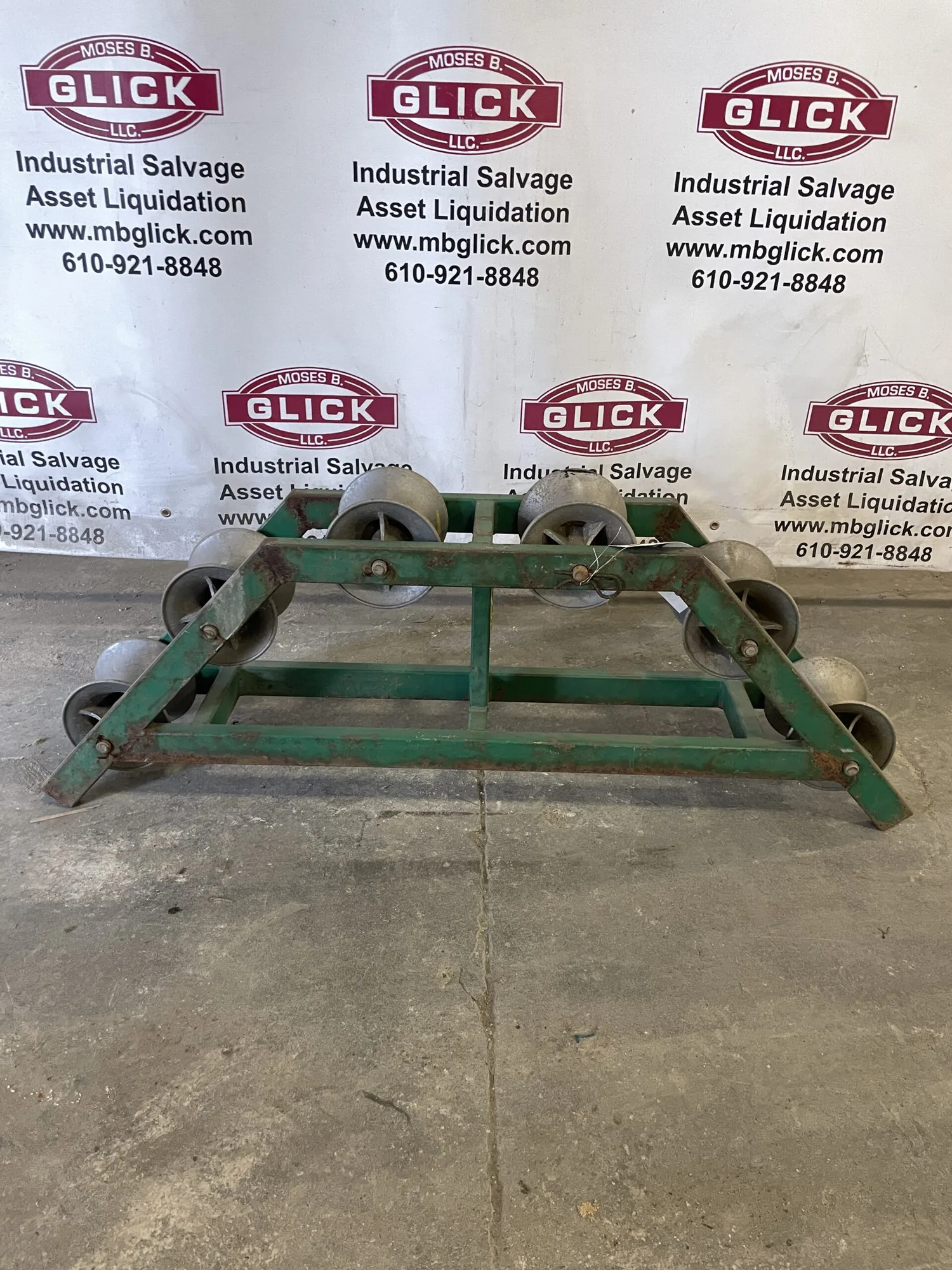 Greenlee 48″ Radius Right Angle Conveyor Sheave w/ 5” x 6” Wheels