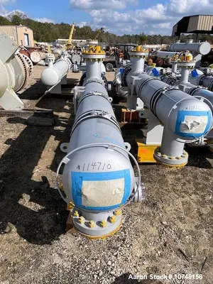 Used Wuxi Chemical Equipment Shell & Tube Heat Exchanger, 234 Sq Ft, Duplex 2205, 2023