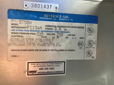 USED Beverage-Air ST58N