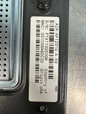 Cisco AIR-AP1231G-A-K9 Aironet 1200 Ser. Wireless Access Point PoE 3 (7.4.5)