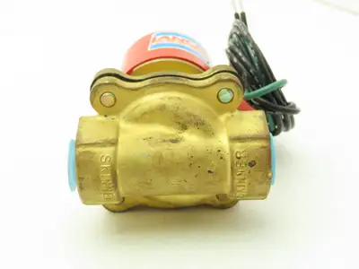 Lancer 4LE2HB3052 2-Way Skinner Solenoid Valve 3/8" NPT N.C. 0-50psi 120v