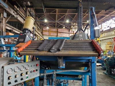Intralox Feed Conveyor for Rubber Extruder