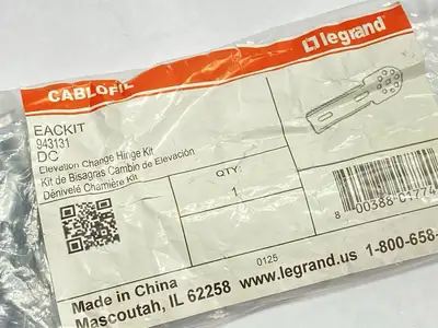New | in-Stock Legrand Elevation Change Hinge Kit Misc Electrical & Power Parts Michigan US | Maverick Industrial Sales #1502287