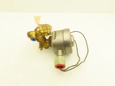 Asco Red Hat 206 381 3RF Pneumatic Brass Solenoid Valve 1/2"NPT 125VDC 150PSI