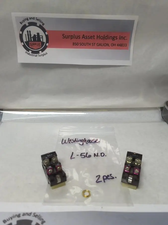 Used WESTINGHOUSE L-56 N.O. Miscellaneous Equipment (Electrical & Power) | Surplus Asset Holdings #1199593